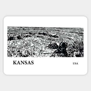 Kansas USA Sticker